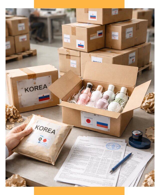 Доставка косметики из Кореи от 8764 р. под ключ | СетСервис-Крж