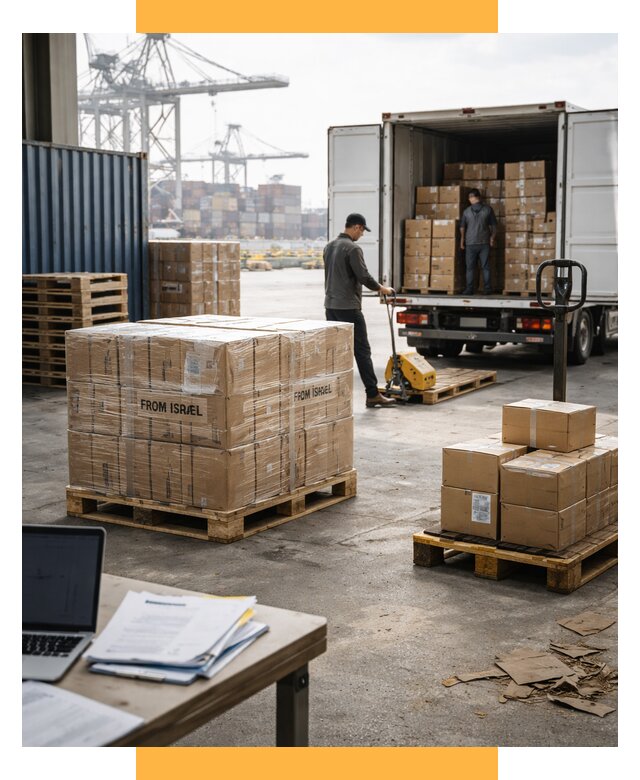 Доставка грузов из Израиля от 15465 р., логистика от СетСервис-Крж