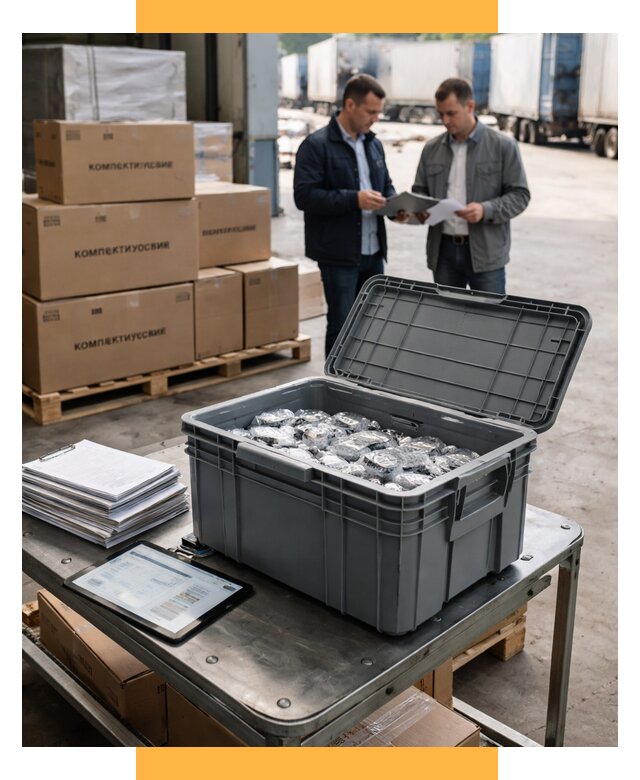 Перевозка комплектующих из Китая от 6702 р. | СетСервис-Крж