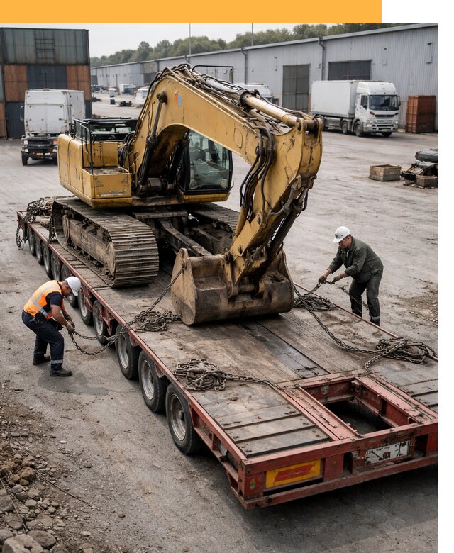 Перевозка спецтехники по России и миру от 46395 руб