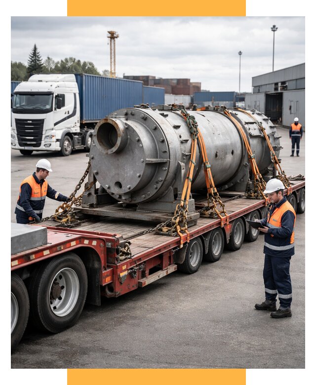 Перевозка тяжеловесных грузов под ключ от 154650 р. | СетСервис-Крж