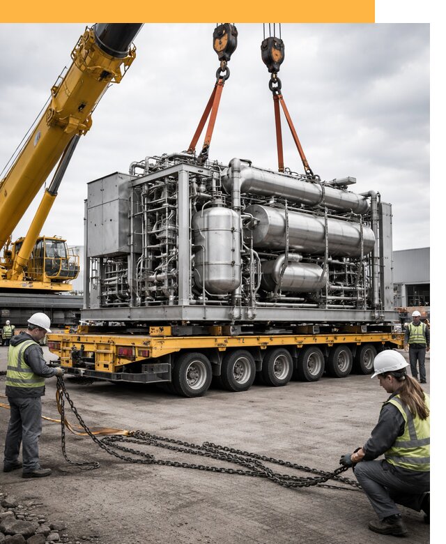 Перевозка тяжеловесных грузов по миру от 154650 руб