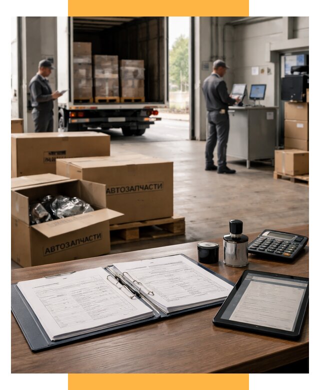 Таможенное оформление автозапчастей под ключ от 8764 р., СетСервис-Крж
