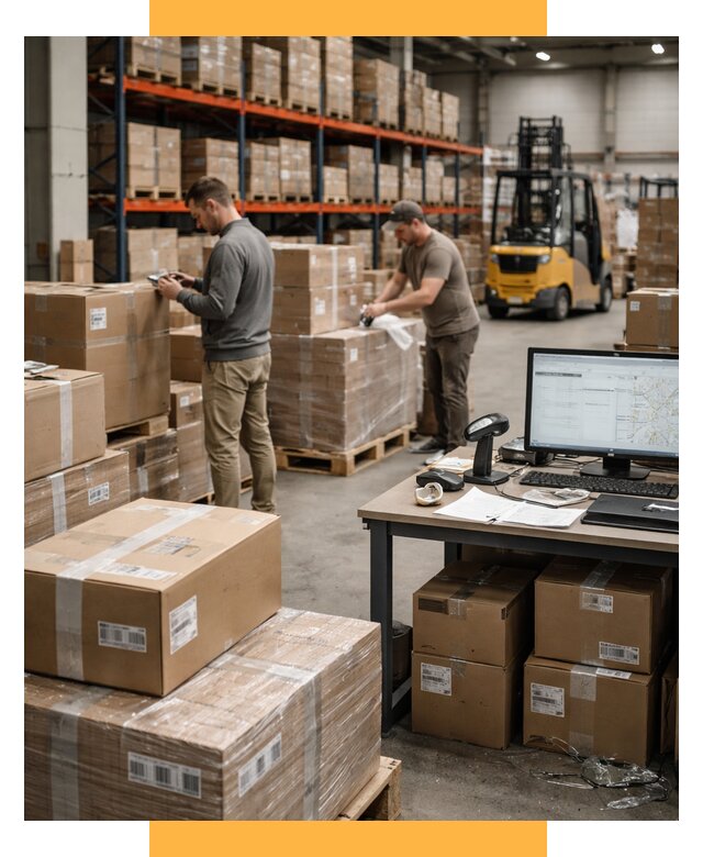 Склад консолидации в Европе от 6702 р., услуги СетСервис-Крж